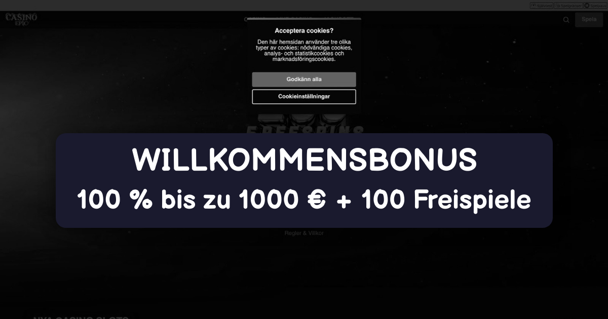 Casino Epic - Online Casino in Deutschland