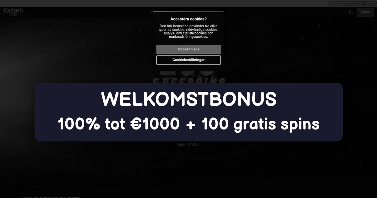 Casino Epic - Online Casino in Nederland