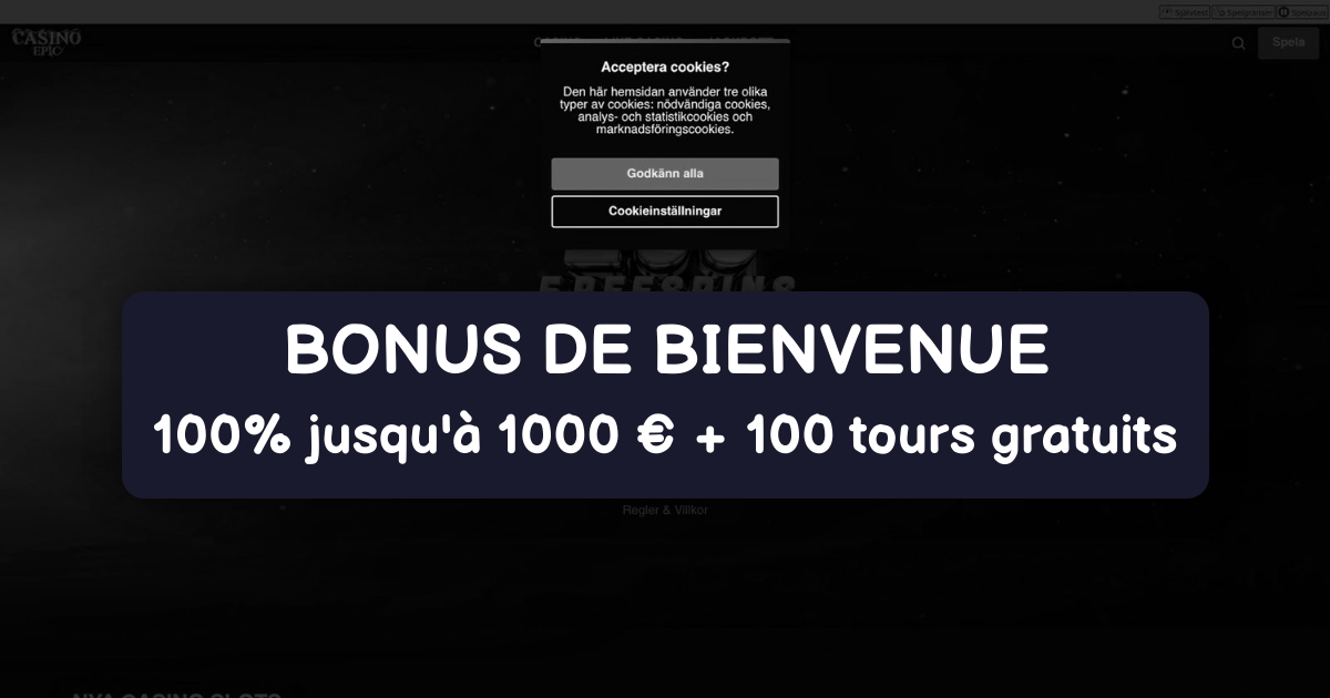 Casino Epic - Casino en Ligne en France